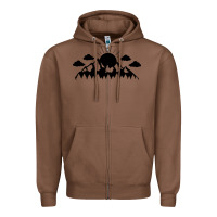 Chestnut View Zipper Hoodie - Unal Design