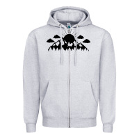 Heather Grey View Zipper Hoodie - Unal Design