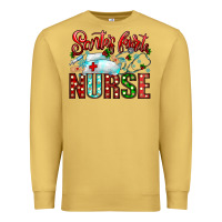 Antique Gold santa is favorite nurse Premium Sweatshirt - CowhideDigitalArt