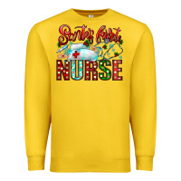 Lemon santa is favorite nurse Premium Sweatshirt - CowhideDigitalArt