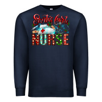 Navy santa is favorite nurse Premium Sweatshirt - CowhideDigitalArt