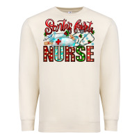 Sandshell santa is favorite nurse Premium Sweatshirt - CowhideDigitalArt