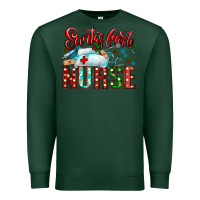 Sports Green santa is favorite nurse Premium Sweatshirt - CowhideDigitalArt
