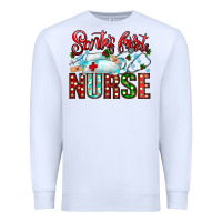 White santa is favorite nurse Premium Sweatshirt - CowhideDigitalArt