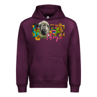 Mauve Wine Western Love Sheeps Urban Hoodie - LillyAllenDesigns