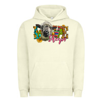 Pigment Pistachio Western Love Sheeps Urban Hoodie - LillyAllenDesigns