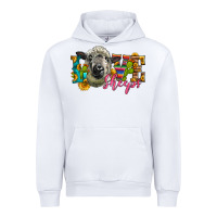 White Western Love Sheeps Urban Hoodie - LillyAllenDesigns