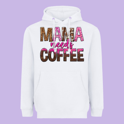 Mama Needs Coffee Tbw Heavyweight Hoodie Designed By Texasbilliewilder