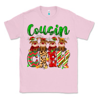 Bubblegum Pink cousin crew christmas deer Classic Tee - MaliasSmallBusiness