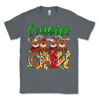 Charcoal Heather cousin crew christmas deer Classic Tee - MaliasSmallBusiness