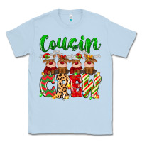 Dusty Blue cousin crew christmas deer Classic Tee - MaliasSmallBusiness