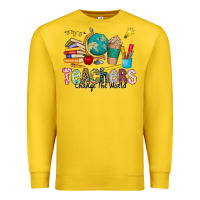 Lemon Teachers Change The World Premium Sweatshirt - CowhideDigitalArt