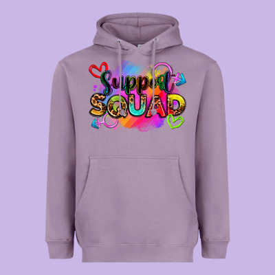 Support Squad Heavyweight Hoodie Designed By Zillion Design Studio