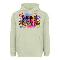 Matcha support squad Heavyweight Hoodie - Zillion Design Studio