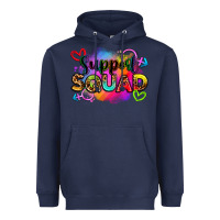 Navy support squad Heavyweight Hoodie - Zillion Design Studio