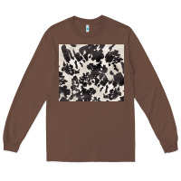 Chestnut black and white cowhide tumbler Long Sleeve Tee - BarkalooDesign