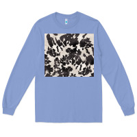 Colony Blue black and white cowhide tumbler Long Sleeve Tee - BarkalooDesign