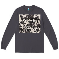Smoke black and white cowhide tumbler Long Sleeve Tee - BarkalooDesign