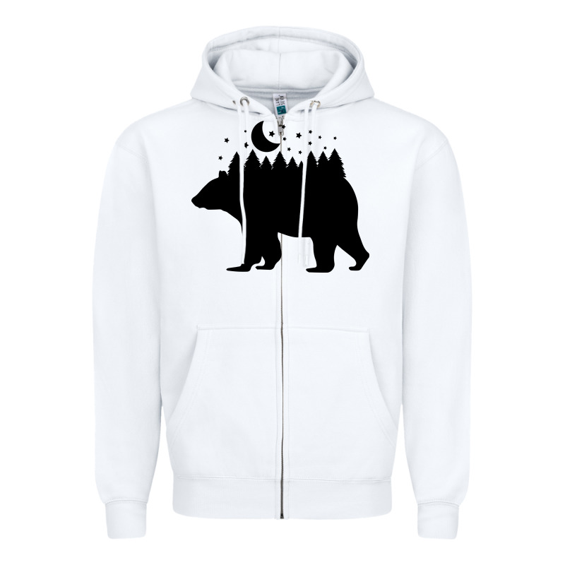 Bear Zipper Hoodie by Unal Design | Teevron