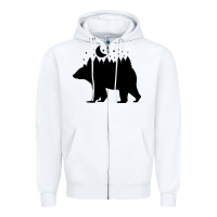 White bear Zipper Hoodie - Unal Design