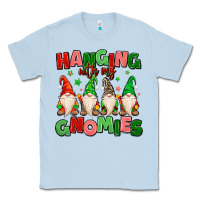 Dusty Blue hanging with my gnomies Classic Tee - MaliasSmallBusiness