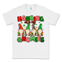 White hanging with my gnomies Classic Tee - MaliasSmallBusiness