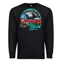 Black beach bum Premium Sweatshirt - SublimationCraftShop