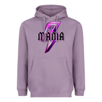 Lavender mama neon leopard lightning bolt Heavyweight Hoodie - texasbilliewilder