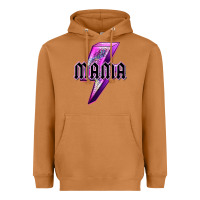 Meerkat mama neon leopard lightning bolt Heavyweight Hoodie - texasbilliewilder