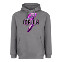Storm mama neon leopard lightning bolt Heavyweight Hoodie - texasbilliewilder