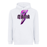White mama neon leopard lightning bolt Heavyweight Hoodie - texasbilliewilder