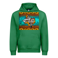 Emerald sunflowers cowhide leopard texas map Urban Hoodie - BarkalooDesign