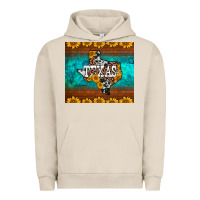 Pigment French Oak sunflowers cowhide leopard texas map Urban Hoodie - BarkalooDesign