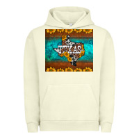 Pigment Pistachio sunflowers cowhide leopard texas map Urban Hoodie - BarkalooDesign