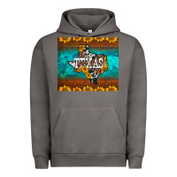 Pigment Tornado sunflowers cowhide leopard texas map Urban Hoodie - BarkalooDesign
