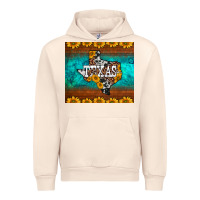 Sandshell sunflowers cowhide leopard texas map Urban Hoodie - BarkalooDesign