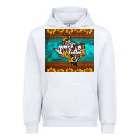 White sunflowers cowhide leopard texas map Urban Hoodie - BarkalooDesign