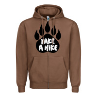 Chestnut take a hike Zipper Hoodie - Unal Design