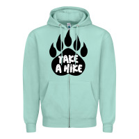 Seafoam take a hike Zipper Hoodie - Unal Design