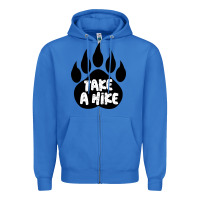True Royal take a hike Zipper Hoodie - Unal Design