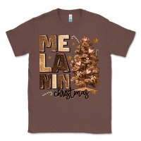 Chestnut melanin christmas with christmas tree Classic Tee - MaliasSmallBusiness