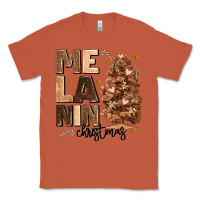 Copper melanin christmas with christmas tree Classic Tee - MaliasSmallBusiness