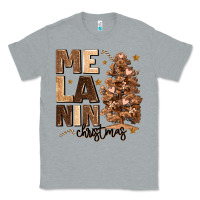 Melanin Christmas With Christmas Tree Classic Tee | Teevron