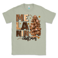 Matcha melanin christmas with christmas tree Classic Tee - MaliasSmallBusiness