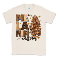 Natural melanin christmas with christmas tree Classic Tee - MaliasSmallBusiness