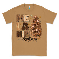 Toasted Coconut melanin christmas with christmas tree Classic Tee - MaliasSmallBusiness