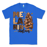 True Royal melanin christmas with christmas tree Classic Tee - MaliasSmallBusiness