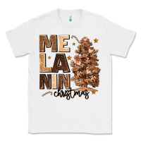 White melanin christmas with christmas tree Classic Tee - MaliasSmallBusiness