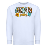 White jesus saves Premium Sweatshirt - HRA Design Shop