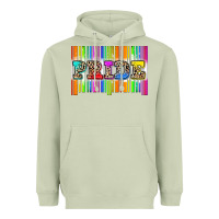Matcha pride barcode Heavyweight Hoodie - Zillion Design Studio